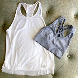 New Balance running tank top and sportsbra bundle